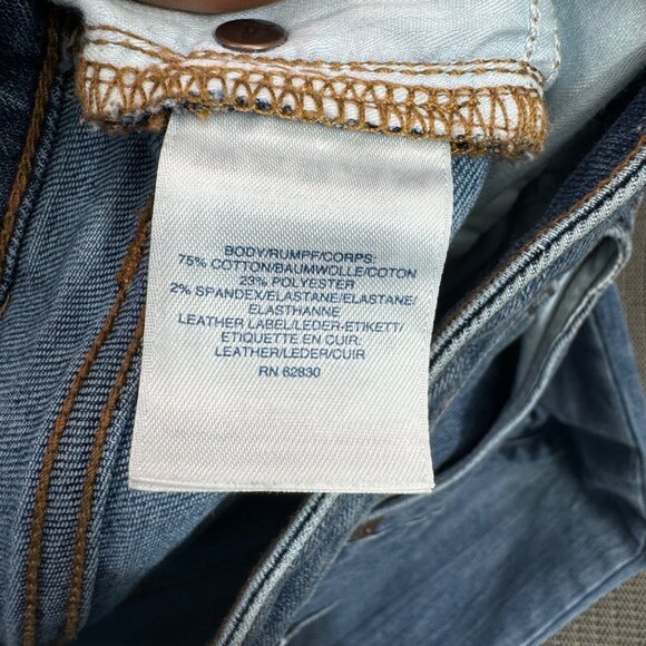 Lands End Womens Petite Straight-Leg Jeans Size 2 blue - Picture 4 of 12